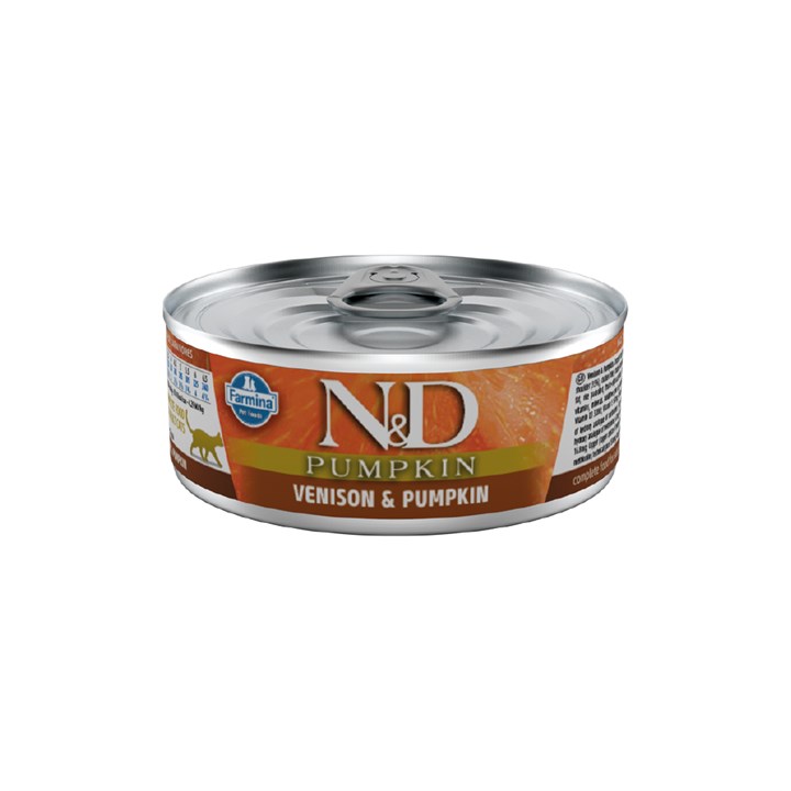 Natural & Delicious Adult Cat Food Venison & Pumpkin 70G