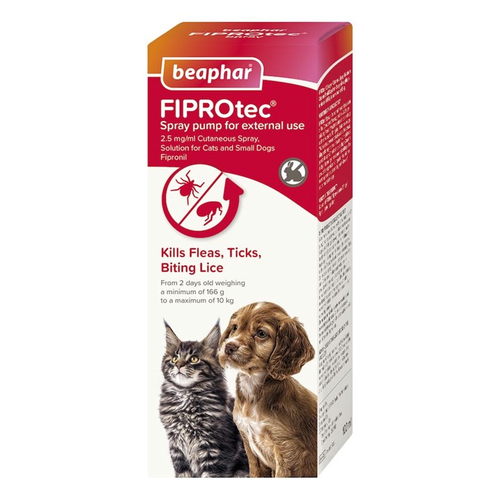 Beaphar FIPROtec Flea & Tick Spray for Cats & Dogs