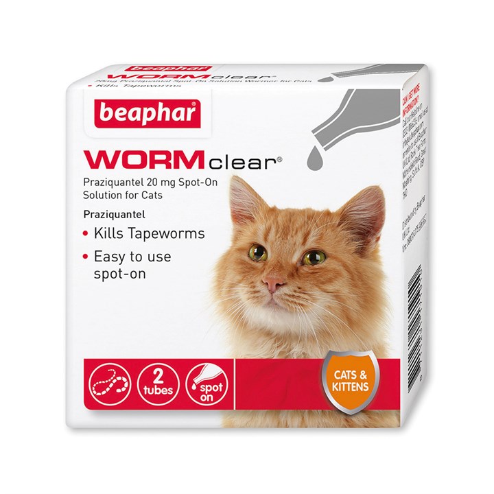 Beaphar Wormclear Worming Spot-On for Cats (2)