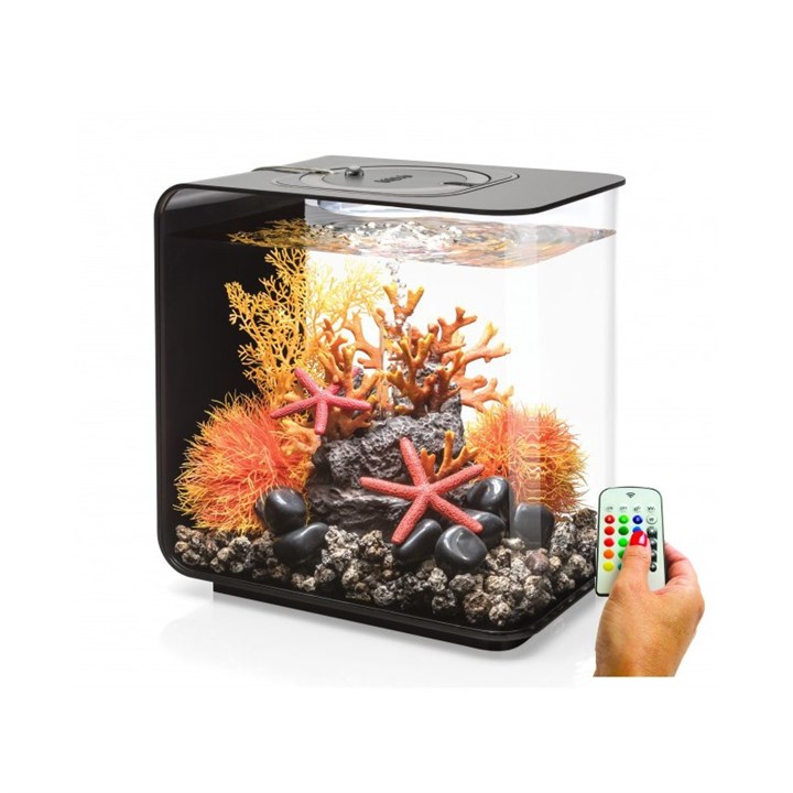 BiOrb FLOW 30L Black Aquarium With Multi Colour Remote Controlled Lighting