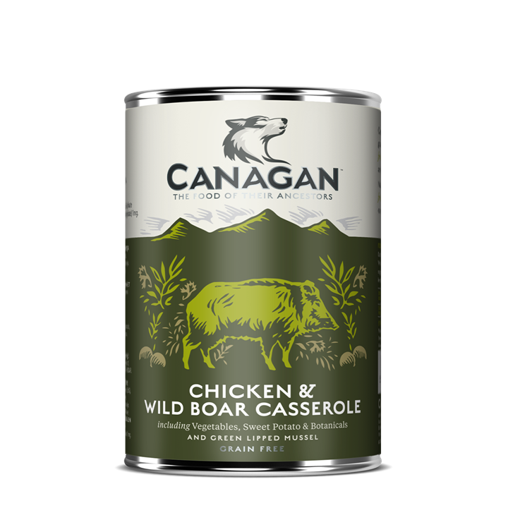 Canagan Chicken & Wild Boar Casserole Wet Dog Food 400g