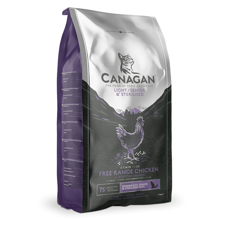 Canagan Free-Range Chicken Light / Senior Dry Cat Food