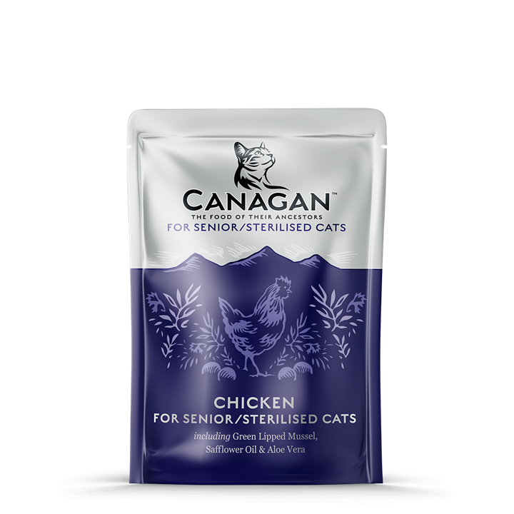 Canagan Chicken for Senior / Sterilised Wet Cat Food 85g