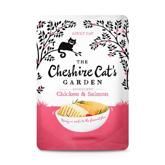 The Cheshire Cat's Garden Chicken & Salmon Wet Cat Food 85g