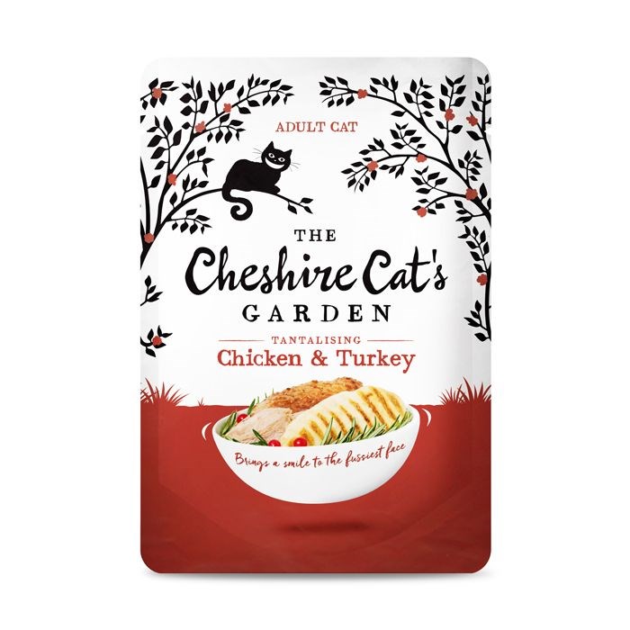 The Cheshire Cat's Garden Chicken & Turkey Wet Cat Food 85g