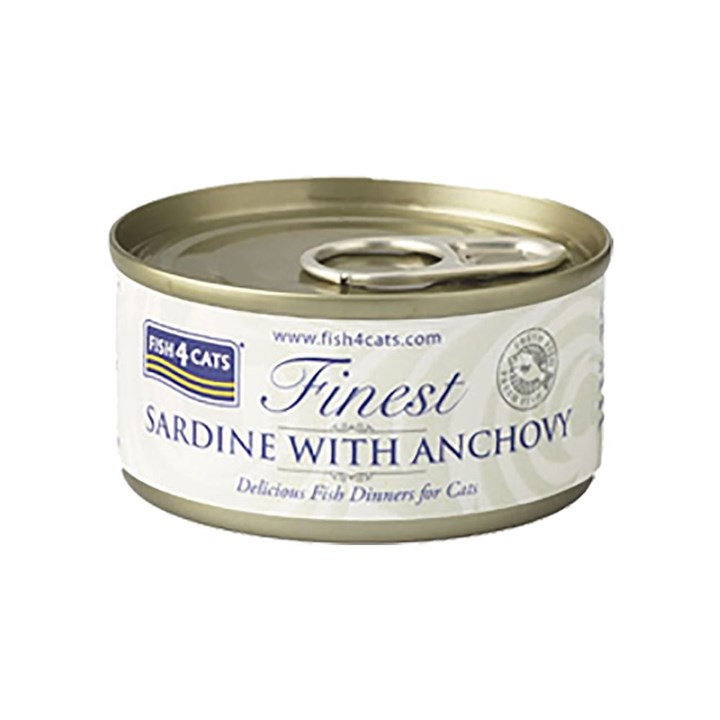 Fish4Cats Sardine with Anchovy Wet Cat Food 70g