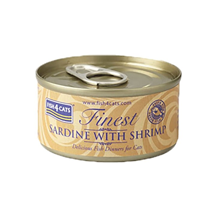 Fish4Cats Sardine with Shrimp Wet Cat Food 70g