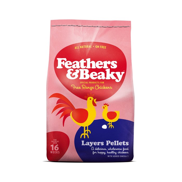 Feathers & Beaky Free Range Layers Pellets 5kg