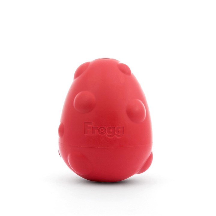 Frogg Egg Red Tough Dog Toy