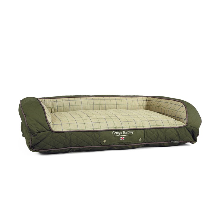 George Barclay Country Dog Sofa Bed Olive Green