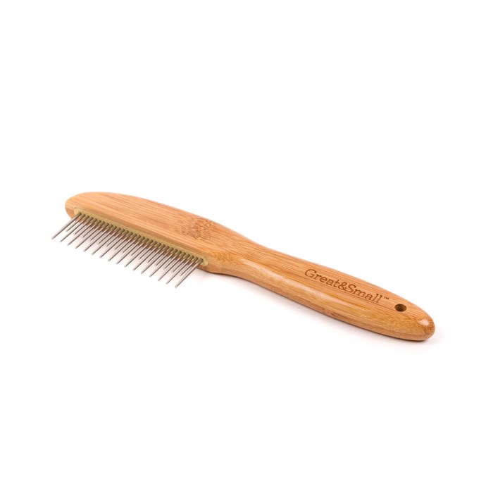 Great & Small Bamboo Detangling Pet Comb