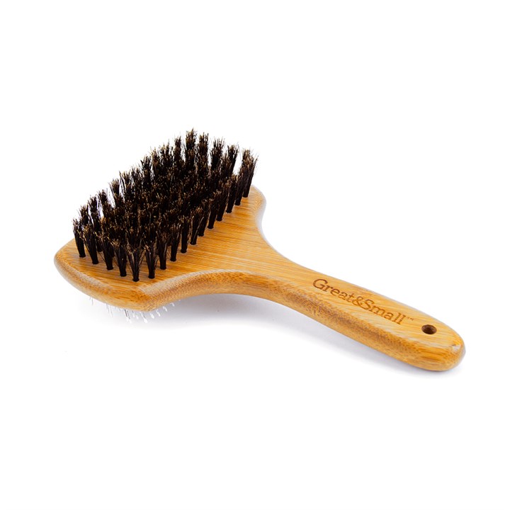 Great & Small Bamboo Double Pet Brush