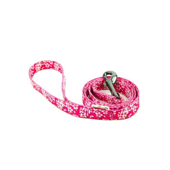 Great & Small Penrose Blossom Dog Lead Pink