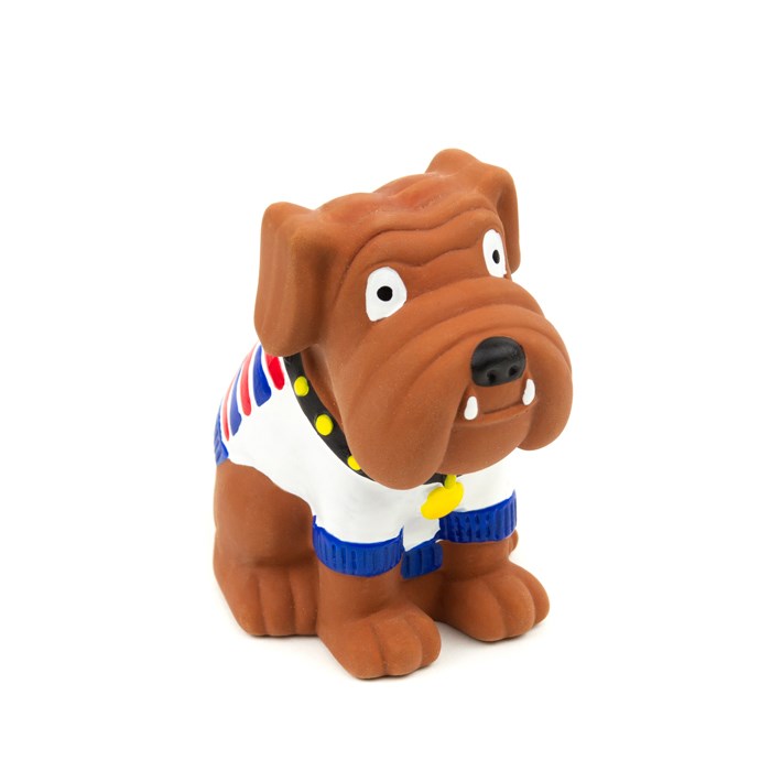 Great & Small Latex British Bulldog Dog Toy