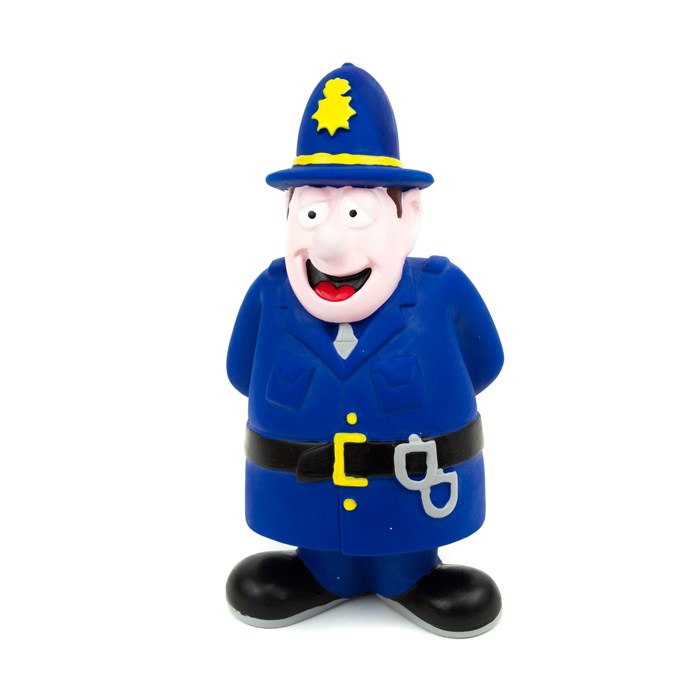 Great & Small Latex Policeman Dog Toy