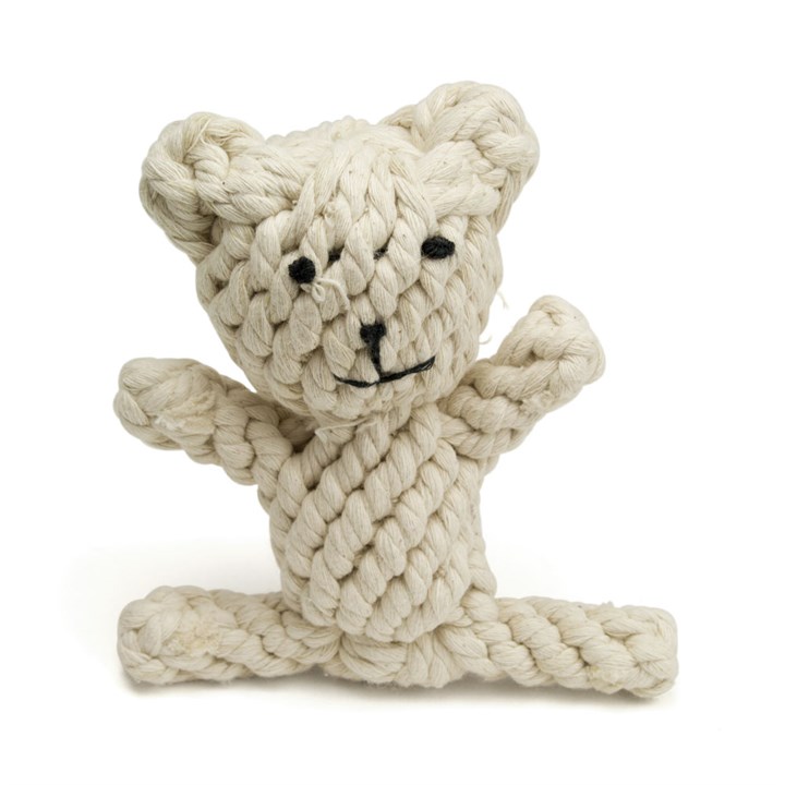 Great & Small Cotton Bear Dog Toy