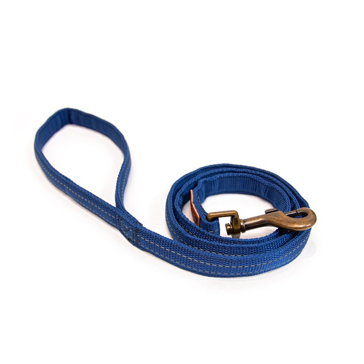 Great & Small Country Dog Lead Indigo Blue