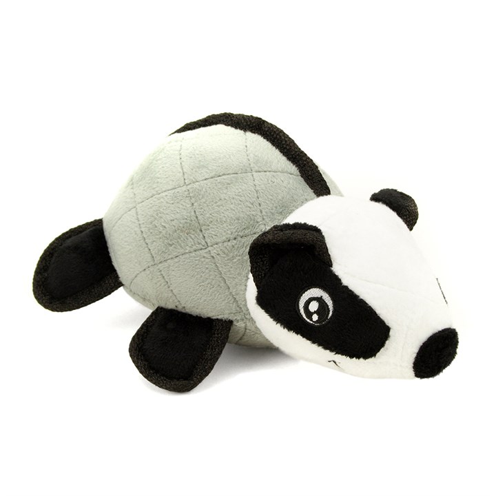 Great & Small Cuddly But Tough Badger Dog Toy