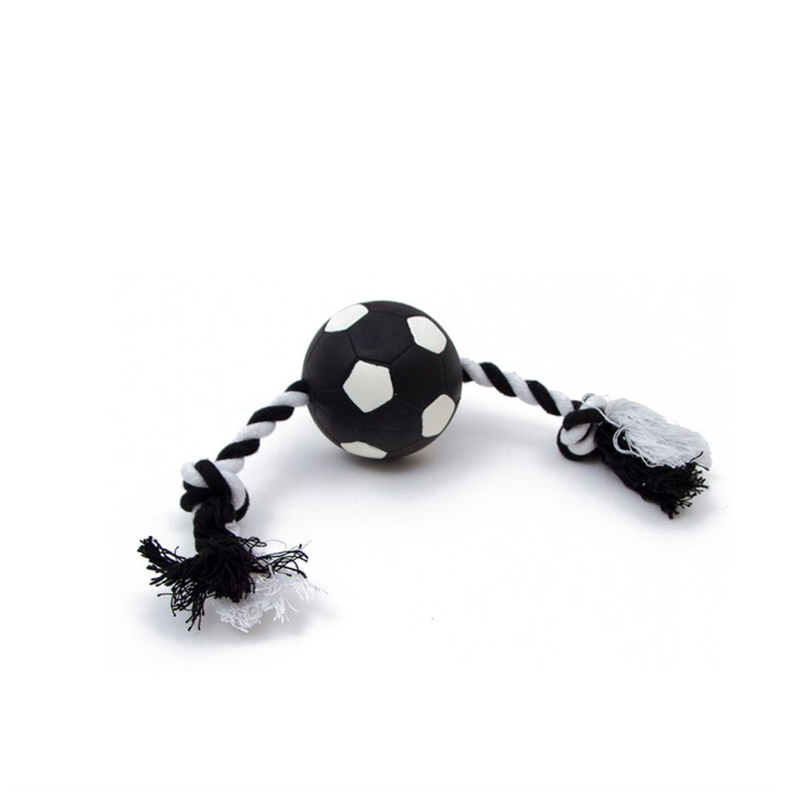 Great & Small Football & Rope Dog Toy