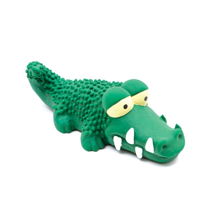 Great & Small Latex Crocodile Dog Toy