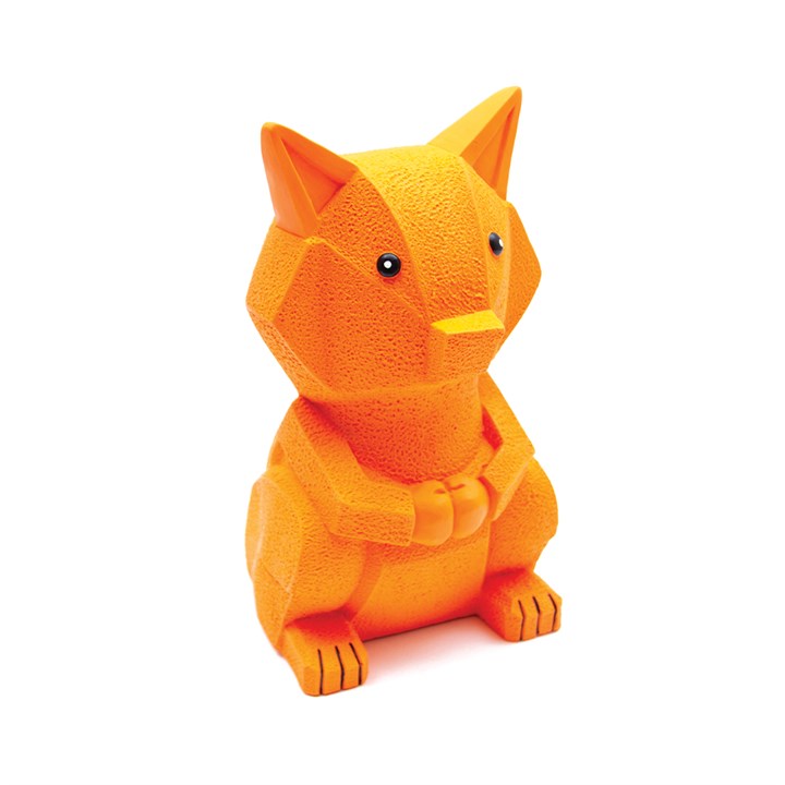 Great & Small Latex Geometric Fox Dog Toy