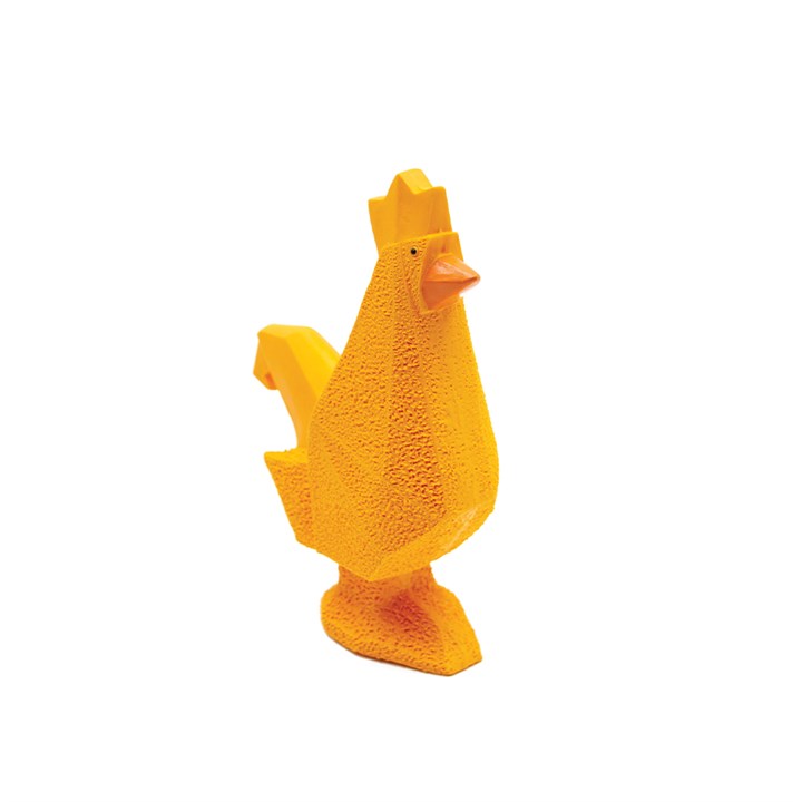 Great & Small Latex Geometric Rooster Dog Toy