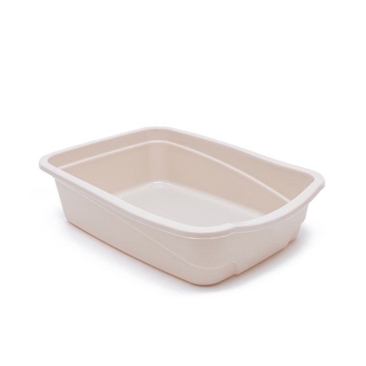 Great & Small Cat Litter Tray Stone Beige