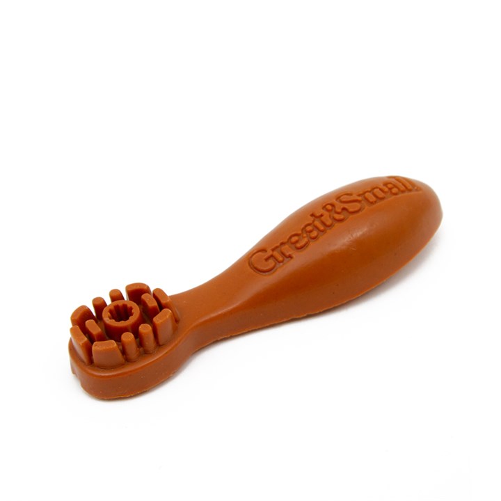 Great & Small Papaya & Coconut Brush Shaped Dog Treat