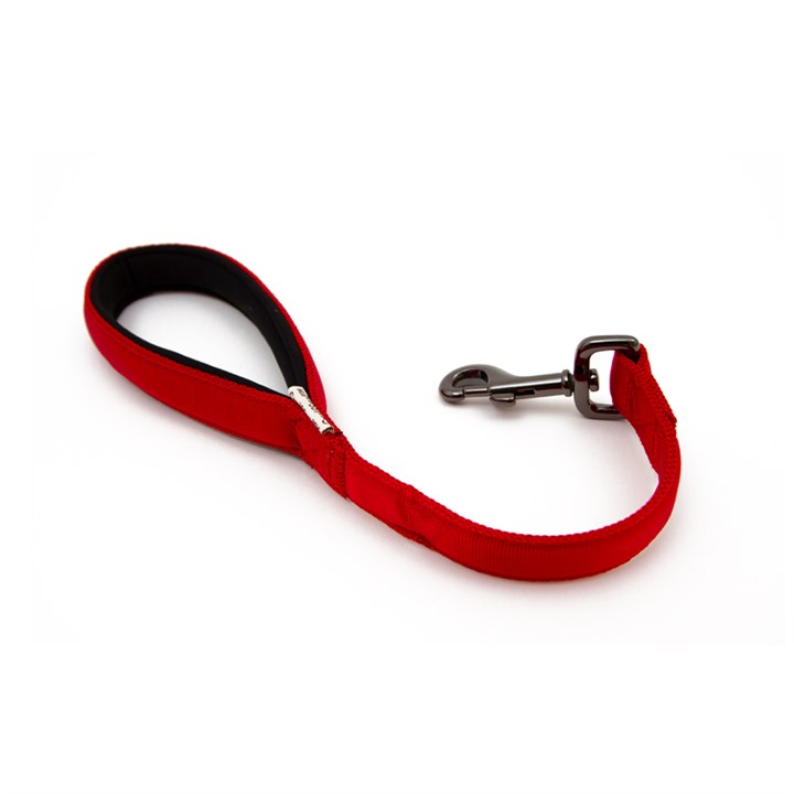 Great & Small Classic Cushion Dog Lead Red