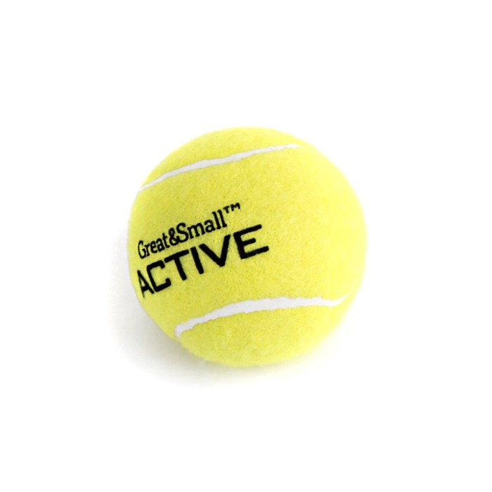 Great & Small Active Tennis Ball Dog Toy