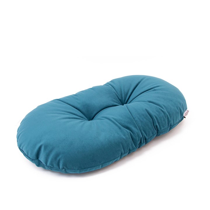 Great & Small Velvet Teal Mattress Pet Bed