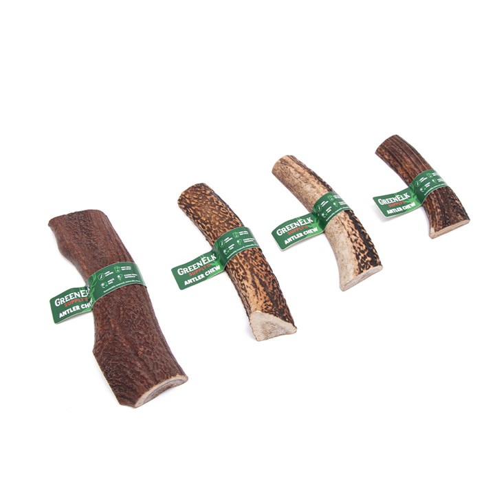 Green Elk Antler Split Dog Chew