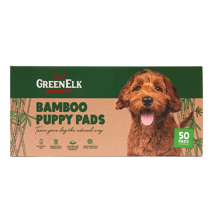 Green Elk Bamboo Puppy Pads