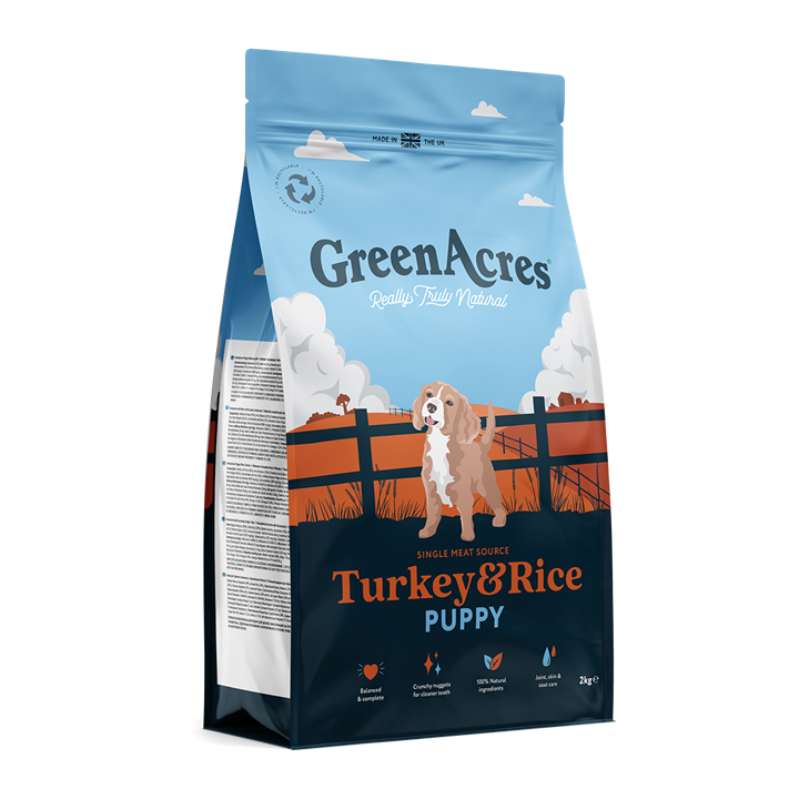 GreenAcres Turkey & Rice Puppy Dry Dog Food