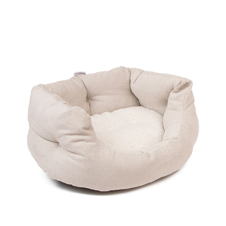 Great & Small Fibre Slumber Dog Bed Cream