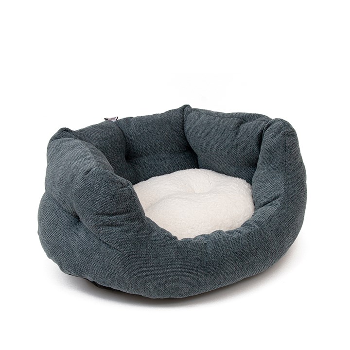 Great & Small Fibre Slumber Dog Bed Navy