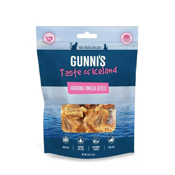 Gunni's Herring Omega Bites Cat 42.5g