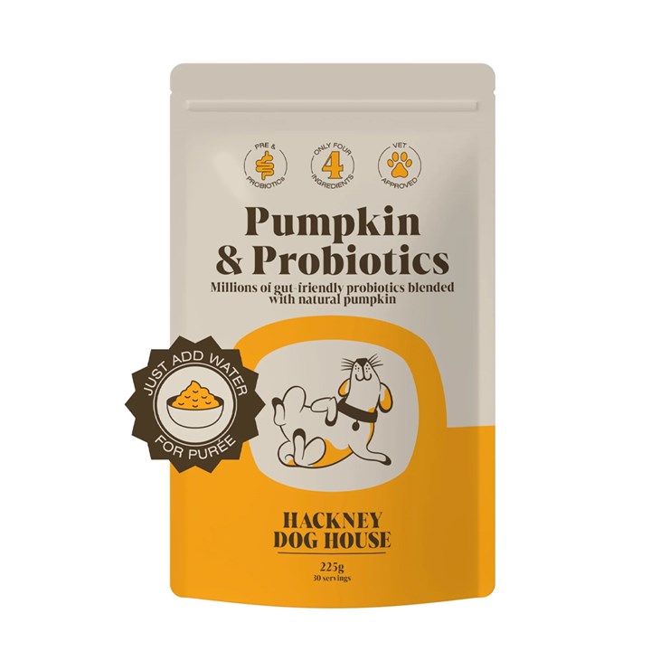 Hackney Doghouse Pumpkin & Probiotics  Supplement 225g