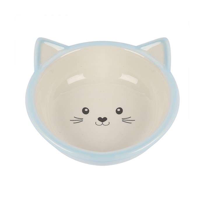 Happy Pet Kitten Bowl 13cm Blue