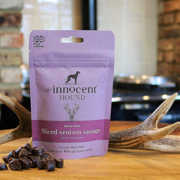 The Innocent Hound Sliced Venison Dog Treats 70g