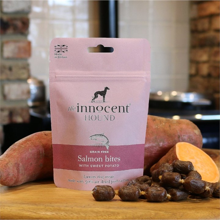 The Innocent Hound Salmon Bites with Sweet Potato Dog Treats 70g