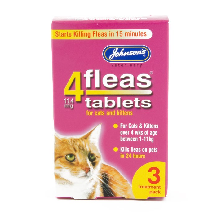 Johnson's 4Fleas Tablets For Cats & Kittens