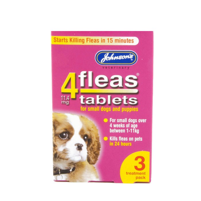 Johnson's 4Fleas Tablets Puppies & Small Dogs