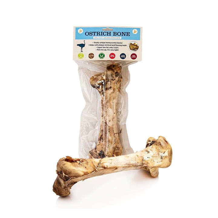 JR Ostrich Bone Dog Chew