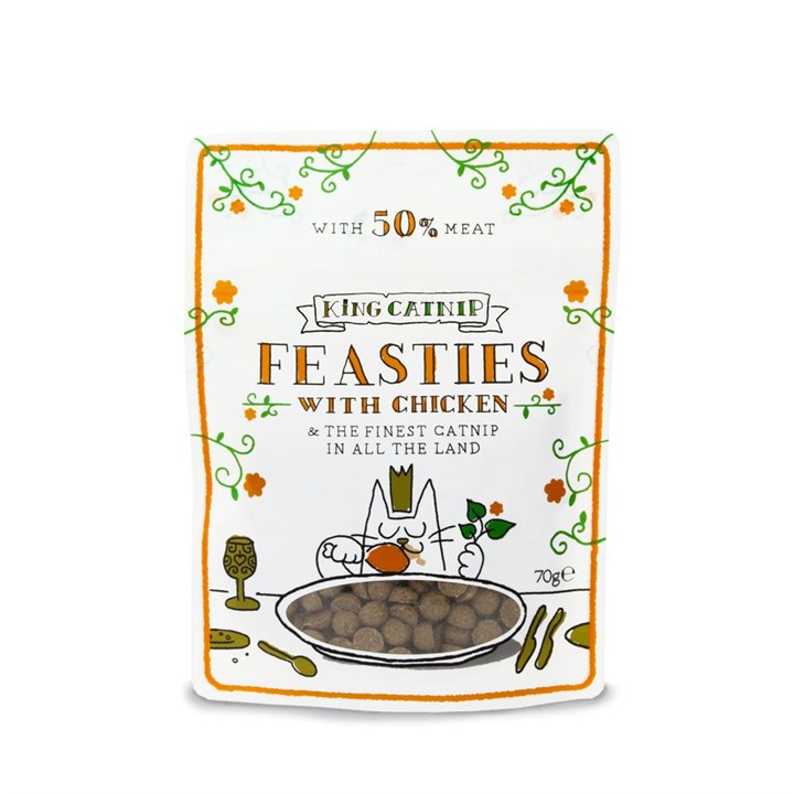 King Catnip Feasties Chicken Cat Treats