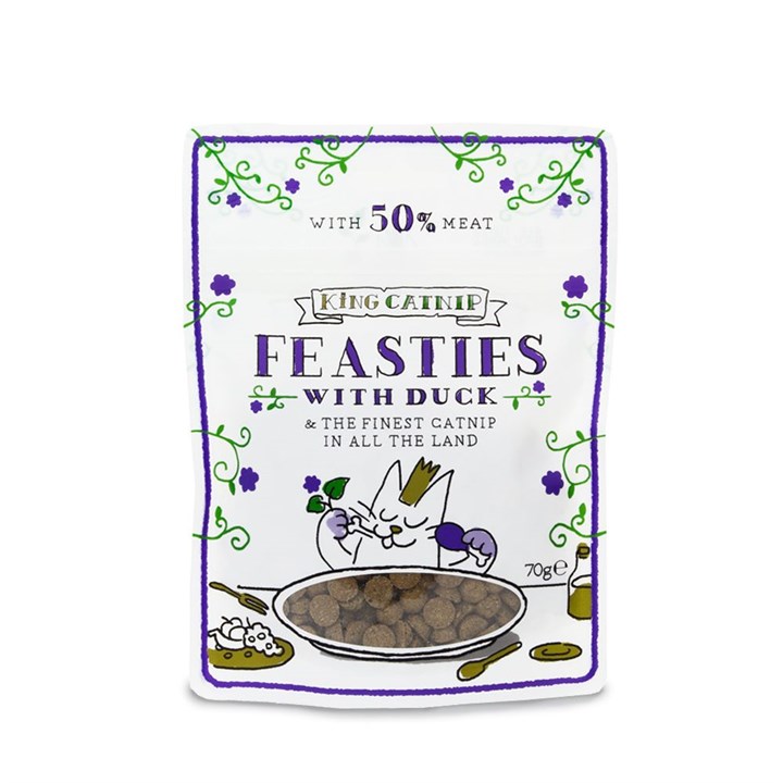 King Catnip Feasties Duck Cat Treats