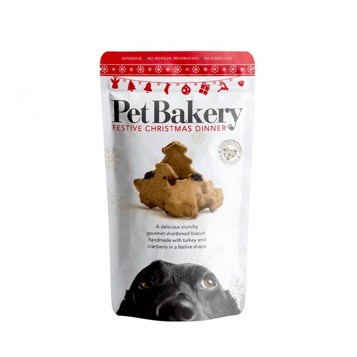 Pet Bakery Festive Christmas Dinner Dog Treats 190g