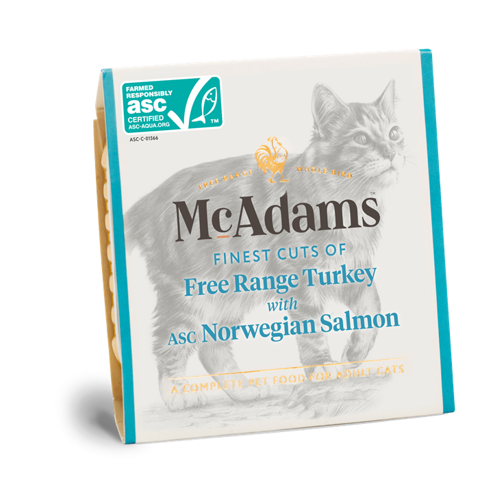 McAdams Turkey with Salmon Wet Cat Food 100g