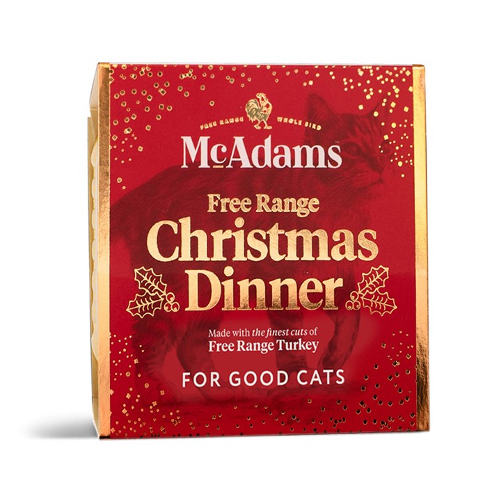 McAdams Christmas Dinner Wet Cat Food 100g