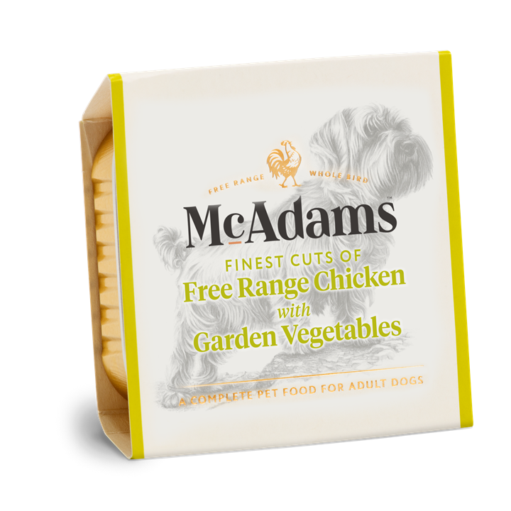 McAdams Chicken with Vegetables Wet Dog Food 150g